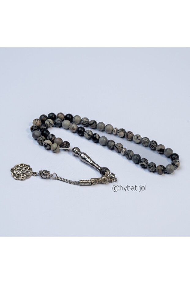 سبحة عقيق رصاصي - 2