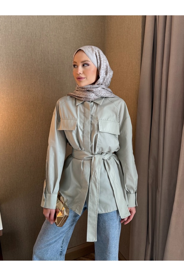 bağlamalı gömlek - 3