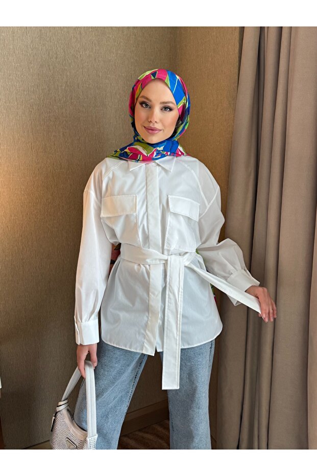 bağlamalı gömlek - 2