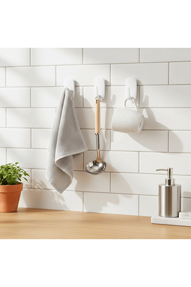 3 PCS Small Removable Adhesive Hooks - 2