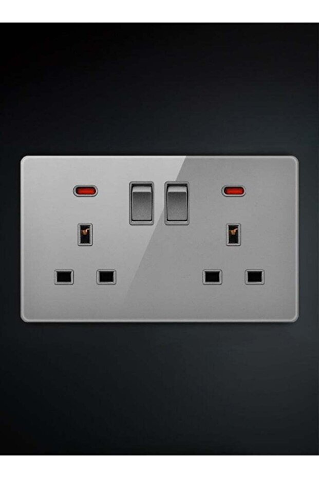 Double 13A Socket with Neon - 1