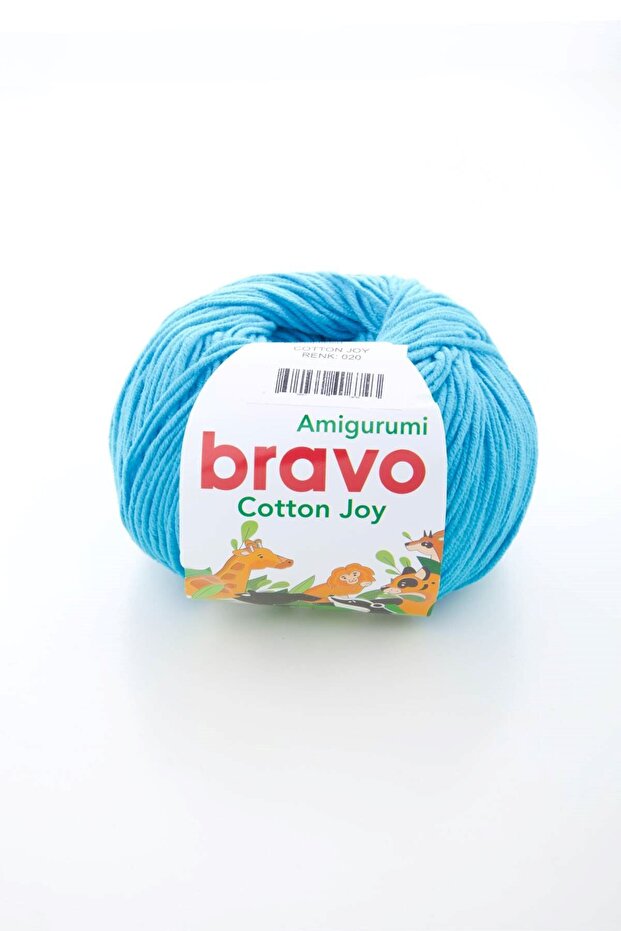 Cotton Joy - Orange 20 Amigurumi Yarn Knitting Yarn 50Gr 165m