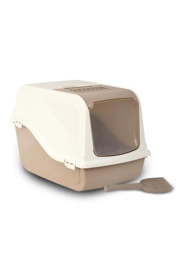 Cat Litter Box ARIEL(TOP FREE) - Tan