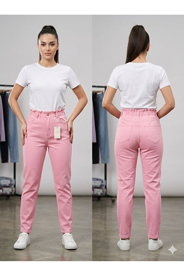 Reepi Jeans Openat Stretchy Fabric Boyfriend Quality Trousers