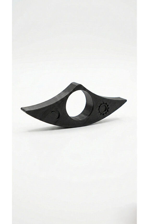 Ergonomic Book Page Holder with Sun and Moon Design - One-Handed Book Reading Tool - 9.5 cm