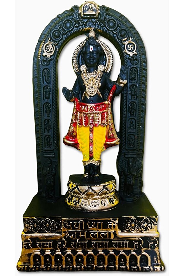 Divine Design Ram Lalla Idol – Divine Embodiment of Purity, Dharma, and New Beginnings-21cm height