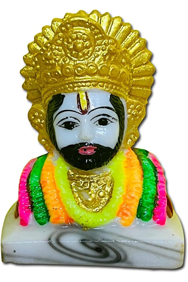 Divine Design Khatu Shyam Ji Idol (HAARE KA SAHARA) – A Divine Epitome of Faith, Devotion, and Grace- 8cm height