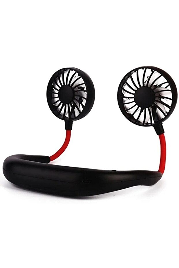 Ventilator portabil, plastic, negru - 2