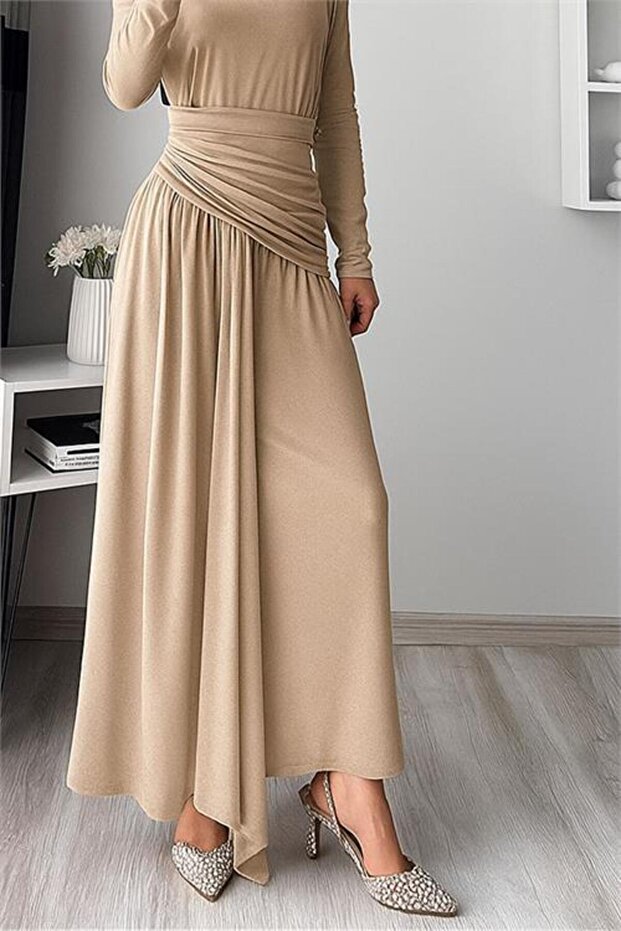 Women's Candy Fabric Hijab Dress Nms047