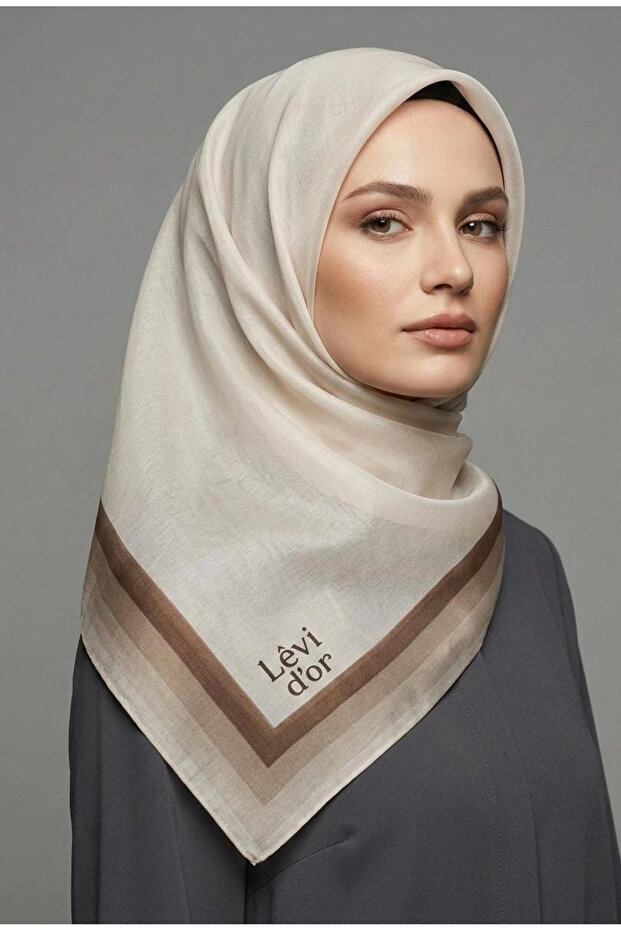 KEHRİBAR EŞARP-Bej - 1