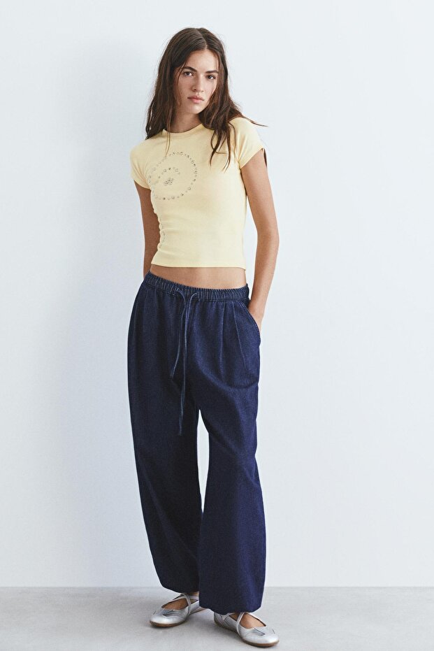 Zımba detaylı tişört - 3