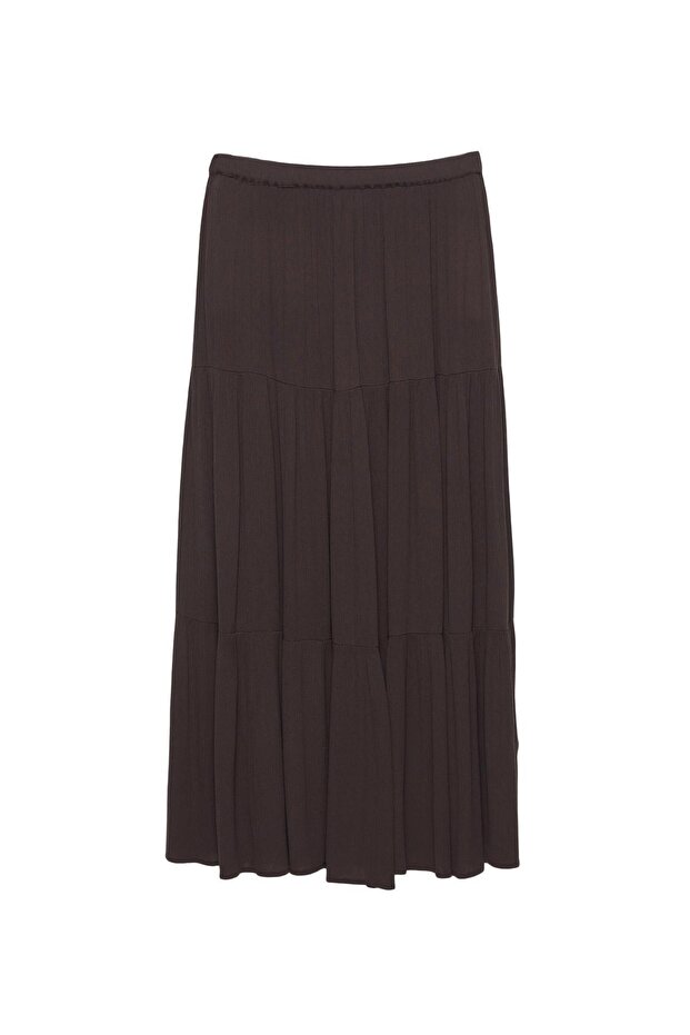 Panelli midi etek - 3