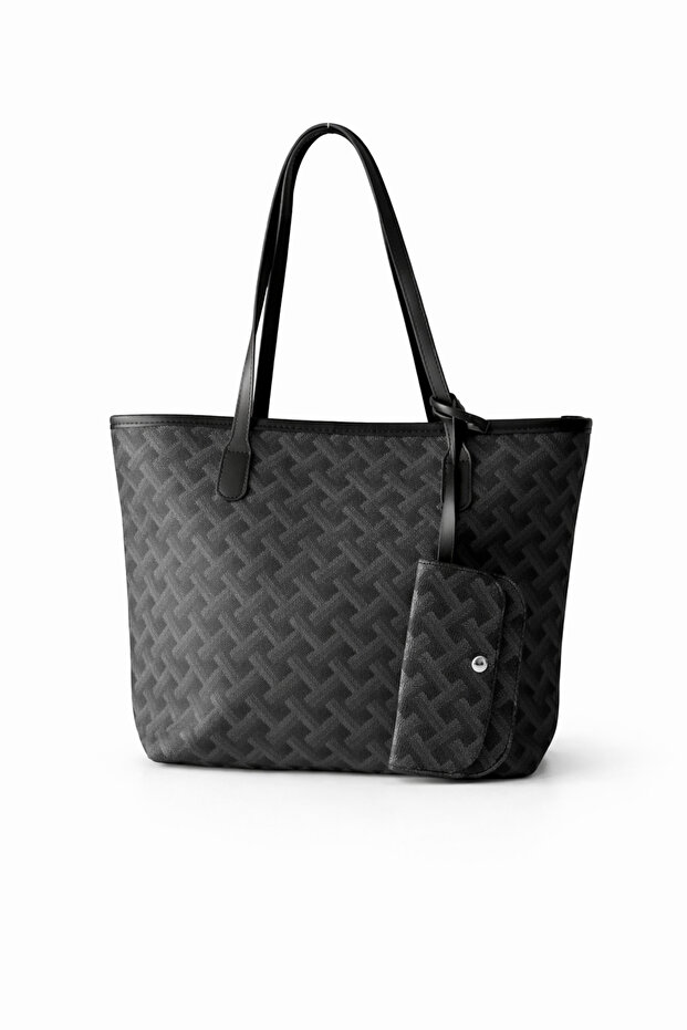 Vento Monogram Patterned Women Shoulder Bag - 1