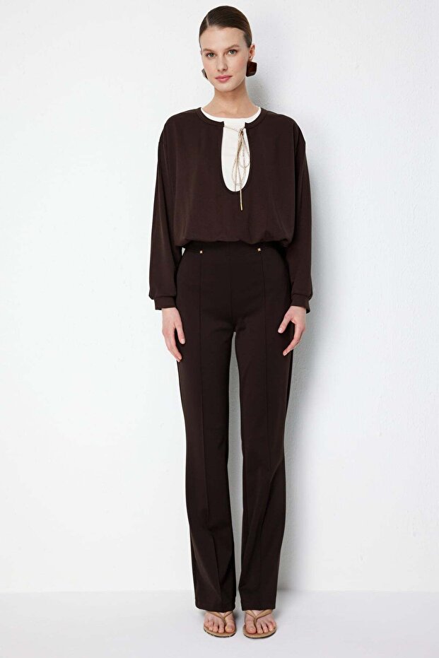 Çimalı İspanyol Paça Pantolon - 1