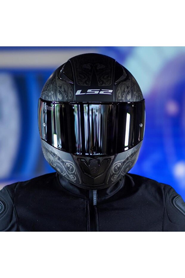 Rapid 2 Race Crypt Mat Siyah Kask ve Şeffaf Vizör - 6