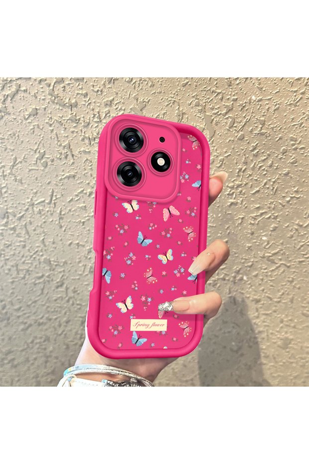 Tecno Spark 10 Pro High-Quality Simple Butterfly Case, Silicone, Shockproof, Stylish