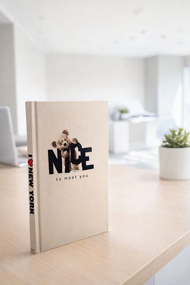 Patterned Hard Cover Striped Notebook - 2