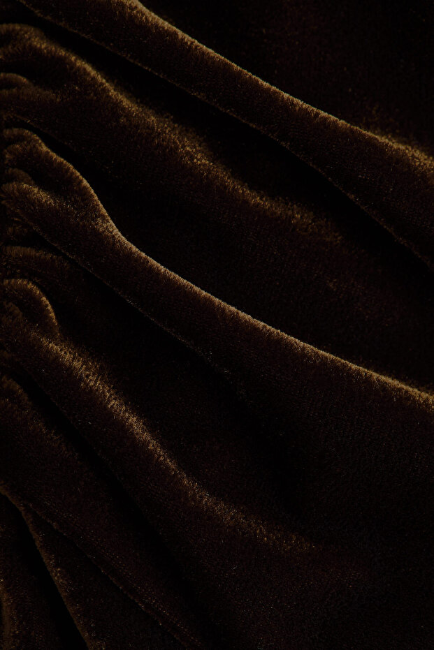 Halter Yaka Velur Tulum - 6