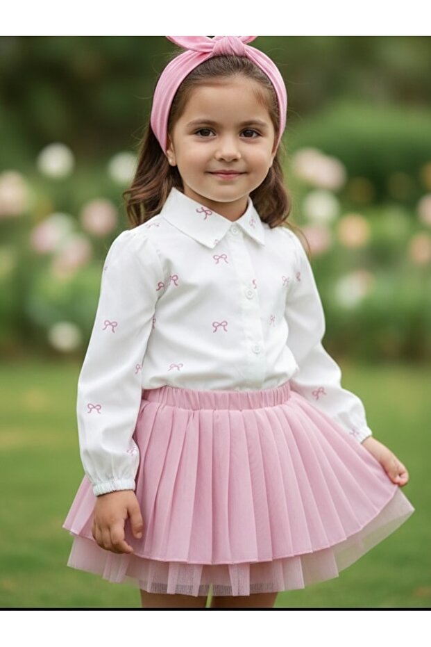 Gölek Pleated Skirt Set