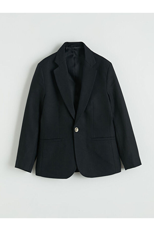 Rmz Gi̇yi̇m Farkiyla Linen Look Boys' Blazer Jacket