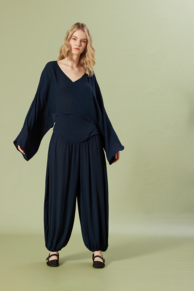 Corseted Balloon Pants