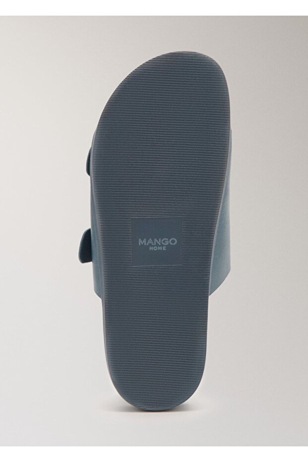 Çift tokalı deri sandalet - 5