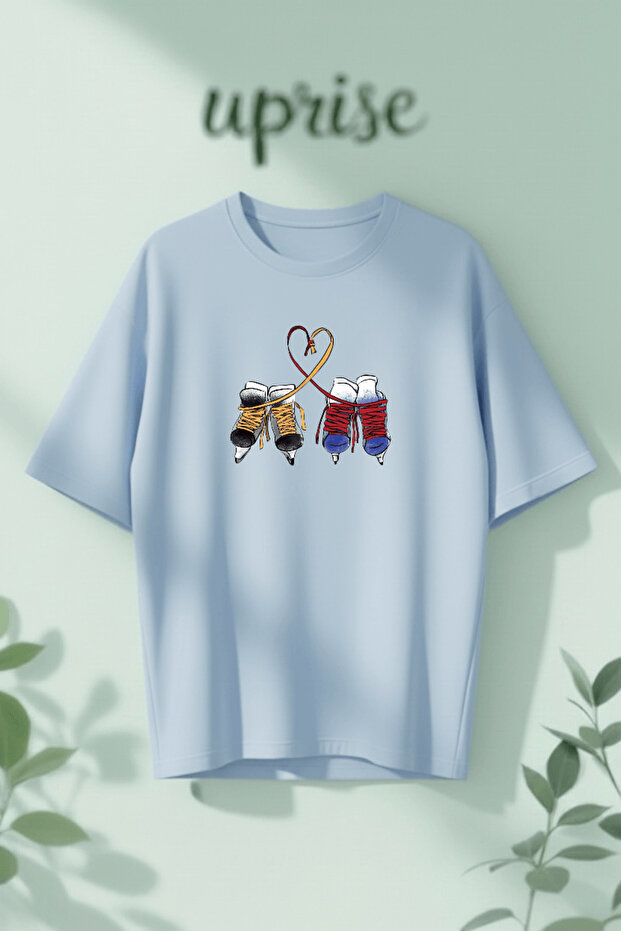 Heated Rivalry Hollander Rozanov 81 24 Printed Cotton Lu Oversized T-Shirt