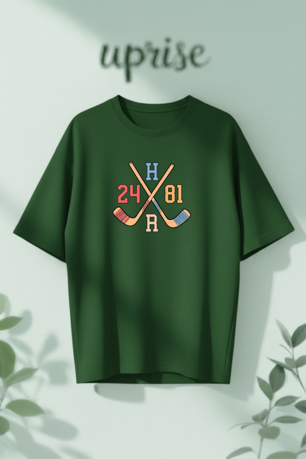 Heated Rivalry Hollander Rozanov 81 24 Printed Cotton Lu Oversized T-Shirt