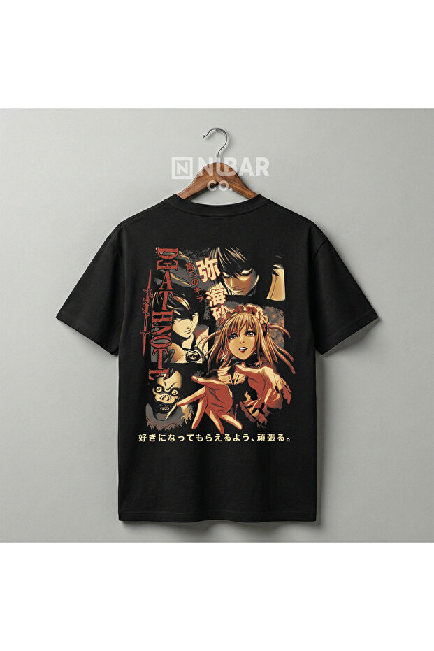 Premium Cotton Lu Death Note Anime Design Unisex Casual T-Shirt