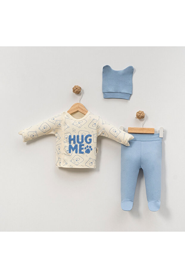 Men's Hug Me Süzene 3-Piece Hospital Release Zibin Set