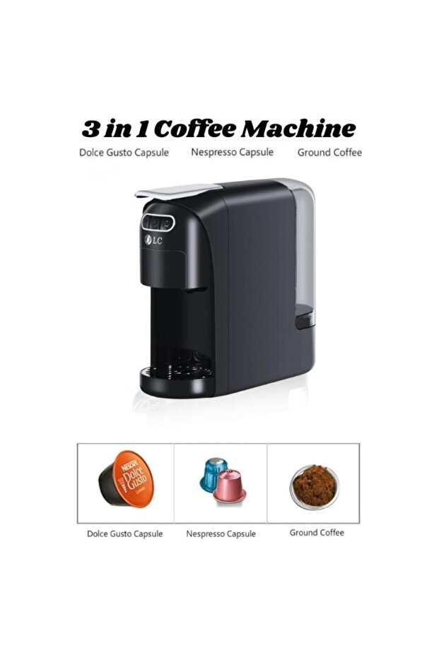 ماكينة قهوة متعددة الوظائف 3 في 1 - ماكينة قهوة بقوة 1400 واط - 6