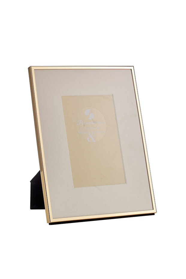 إطار معدني ذهبي مقاس 10×15 سم