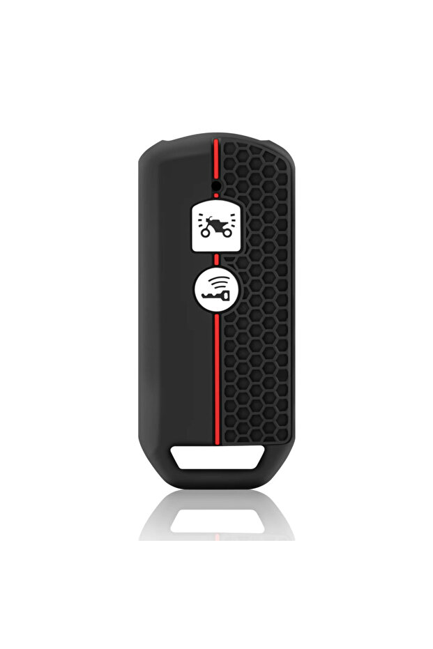 black Silicone Key Case Cover Keychain For Honda Pcx 125 Forza 125 300 350 750 ADV Xadv Super Cup SH