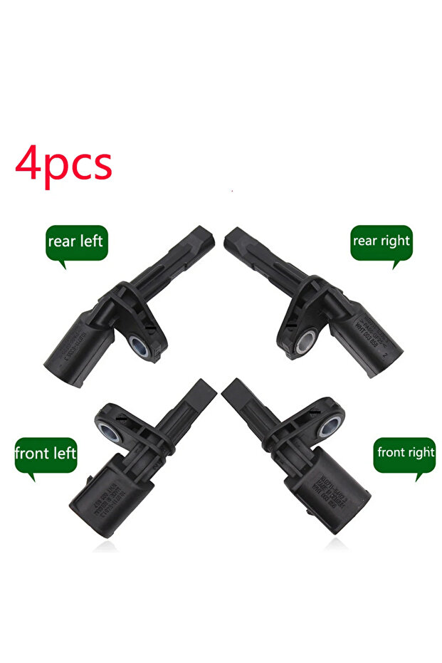 4pcs 4pcs ABS WHEEL SPEED SENSOR FOR AUDI VW VOLKWAGEN SEAT SKODA FRONT REAR LEFT RIGHT WHT003856 WH