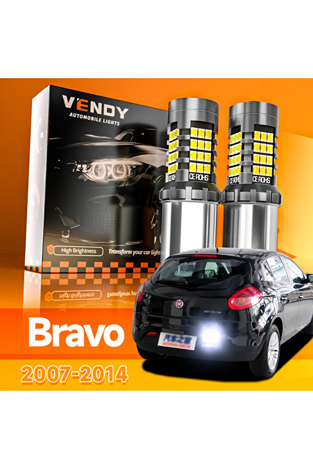 مصباحان LED للرجوع للخلف لسيارات فيات برافو 1 و2 موديلات 2007-2014 (2005، 2006، 2007، 2008)