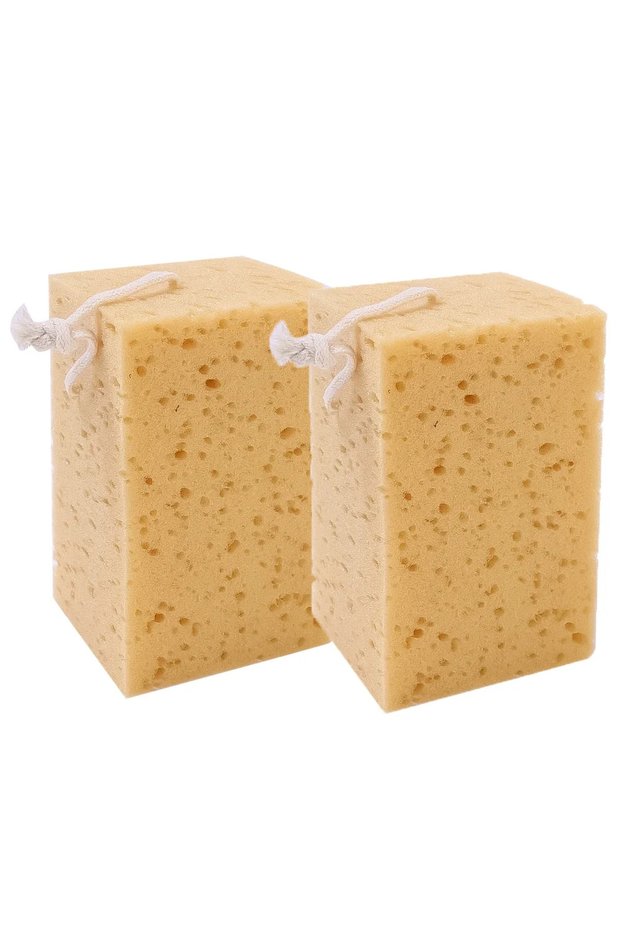 2PCS Car Washing Sponge Large Honeycomb Sponges Brush Dusting Detailing Washing Sponge Car Cleaning