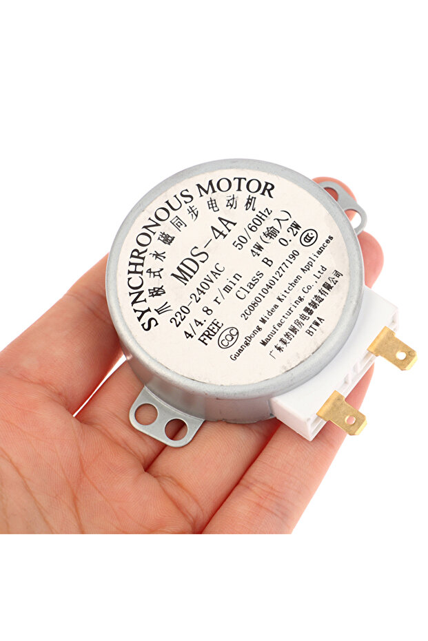 1 MDS-4A AC220-240V 4/4.8RPM Micro Turntable Synchronous Tray Motor Microwave Oven Accessories Spar.