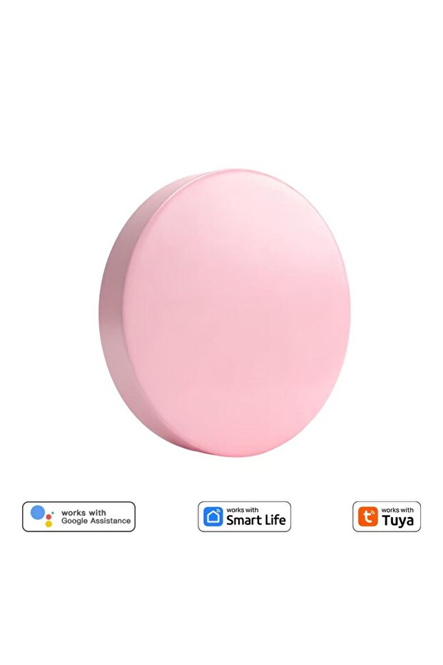 Pink ZigBee Smart Wireless Button Scene Switch for Tuya Smart Life Remote Control For Google Alexa