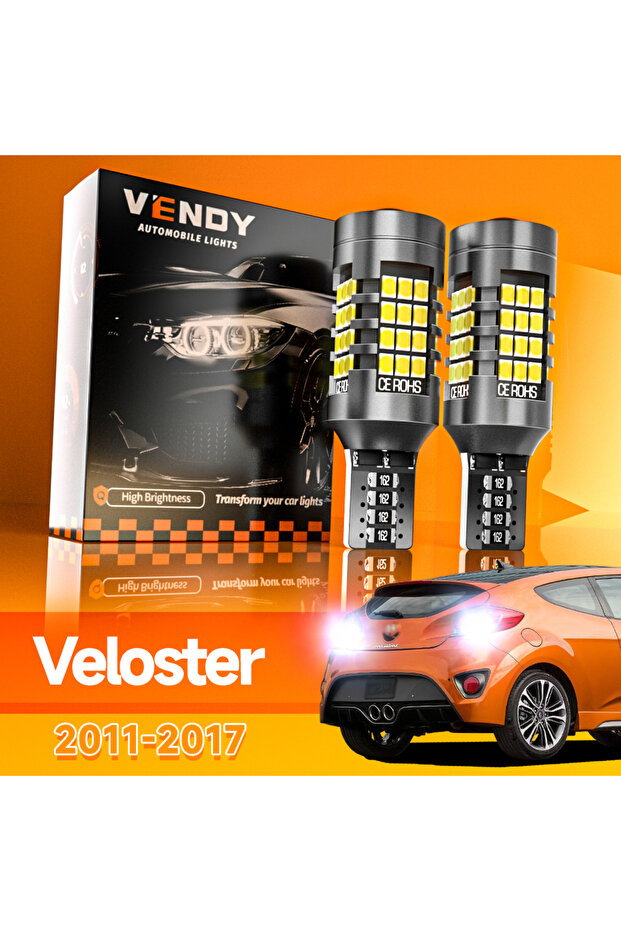مصباحان LED للرجوع للخلف لسيارة هيونداي فيلوستر موديلات 2011-2017 (موديلات 2012، 2013، 2014)