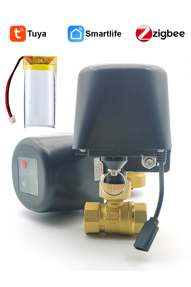 جهاز تحكم ري أوتوماتيكي بتقنية Zigbee، إصدار DN15، يعمل ببطارية قابلة للشحن - 7