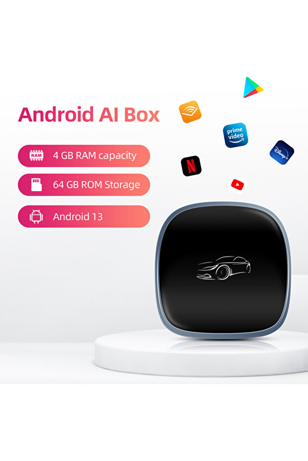 RM-KPL087A Android 13 CarPlay Ai Box 3in1 CarPlay Android Auto بأسلاك to-Live Android Qualcomm 61