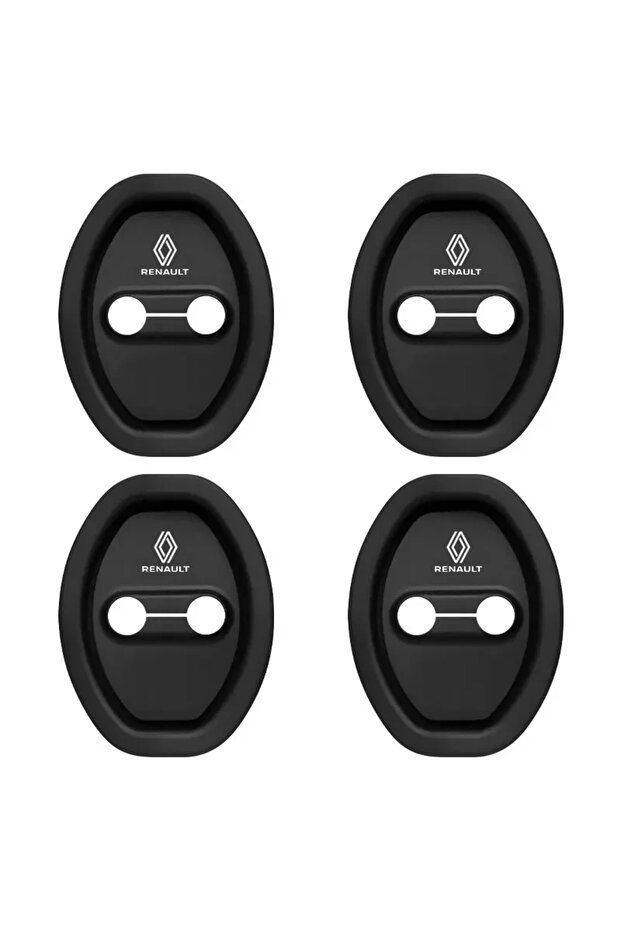 4pcs 4PCS Car Door Lock Protective Cover Door Lock Cover Case For Renault Megane 2 3 4 Twingo Clio 4