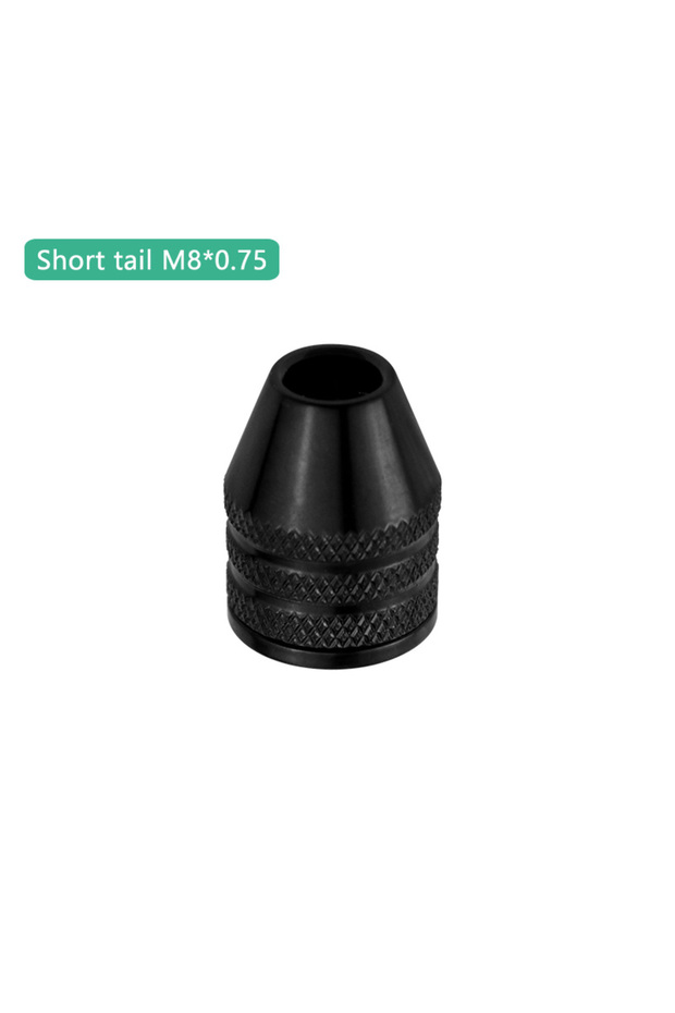 مثقاب كهربائي صغير قصير M8x0.75، قطعة واحدة، ظرف ثلاثي الفك M7/M8 * 0.75، أداة تجليخ كهربائية ناعمة