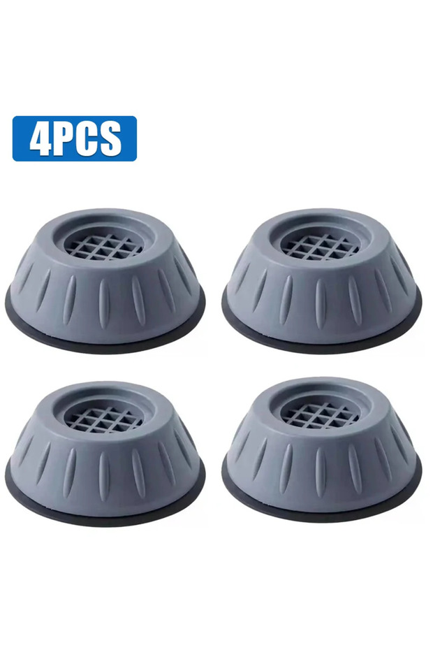 4pcs 1-4Pcs Anti Vibration Feet Pads Waterproof Legs Slipstop Silent Skid Raiser Mat Washing Machine