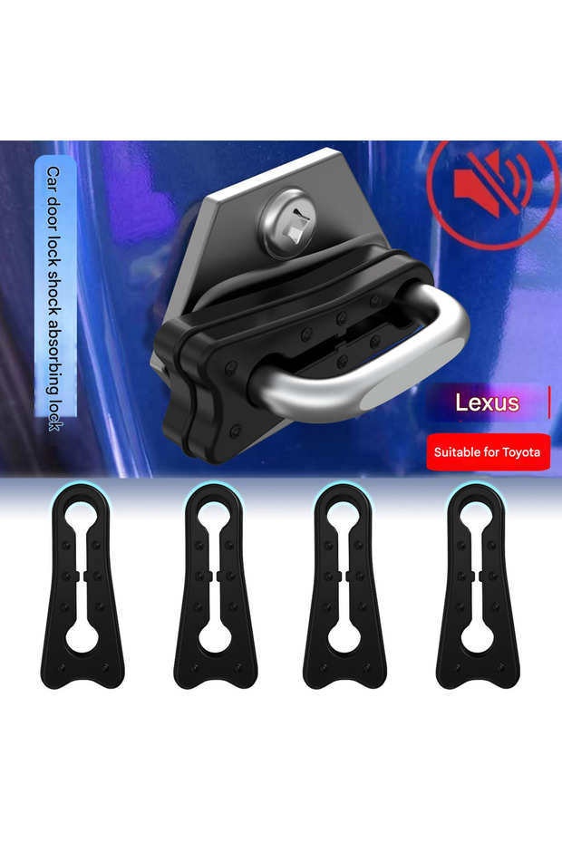 4PCS Door shock absorbersFor Toyota Prius Camry Corolla CHR C-HR RAV4 Land Cruiser Prado Sequoia ...
