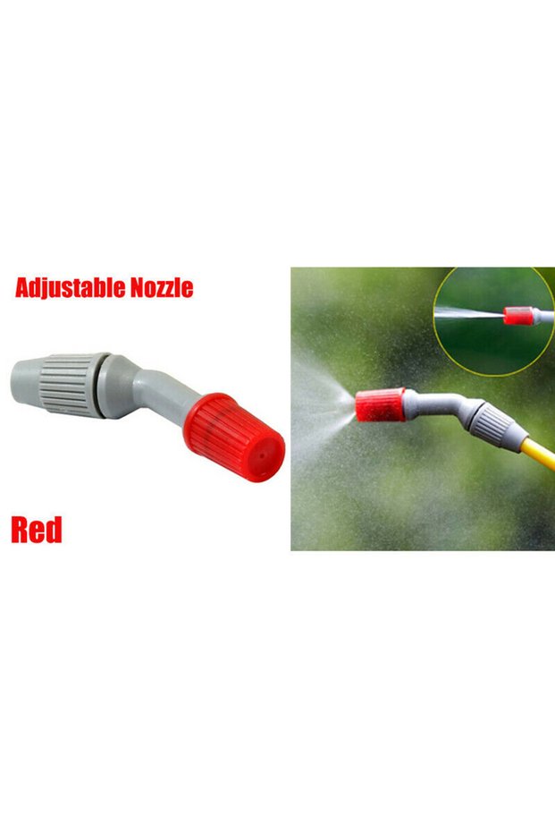 Red Adjustable Sprayer Nozzle Fan Shape For 3L/5L/8L Backpack Type Sprayers Lance Replacement Nozzle