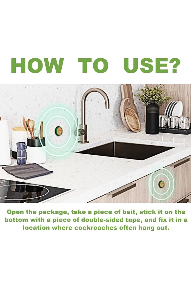 Roach Killer – Complete Kit for Killing Roaches with Adhesive Baits. - 3