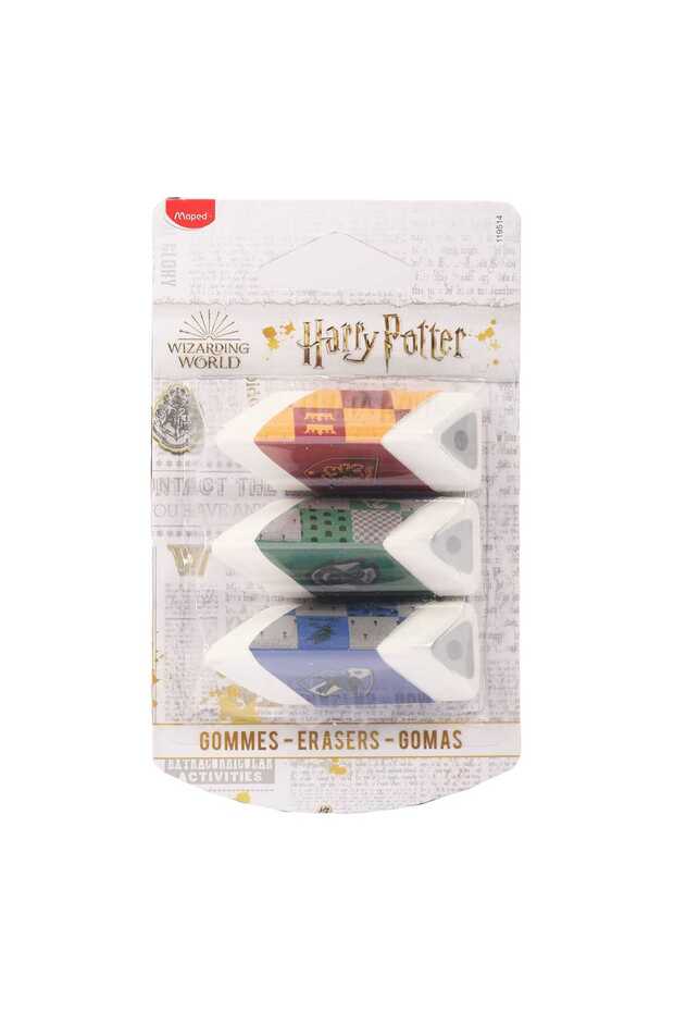 Harry Potter Pyramid Eraser 3pcs