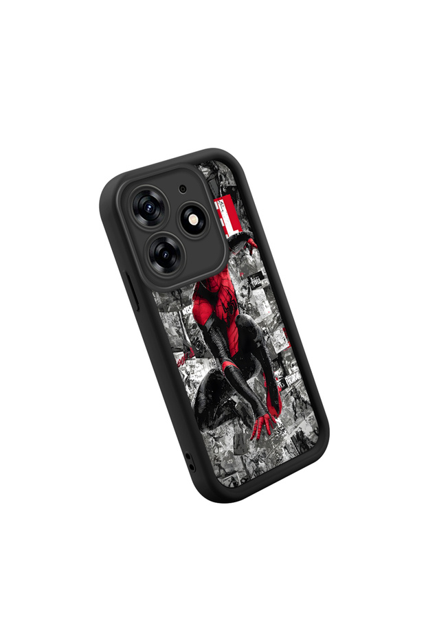 Tecno Spark 10 Pro Compatible Classic Spider-Man Printed, Stylish and Compatible, Shock-Absorbing Silicone Case
