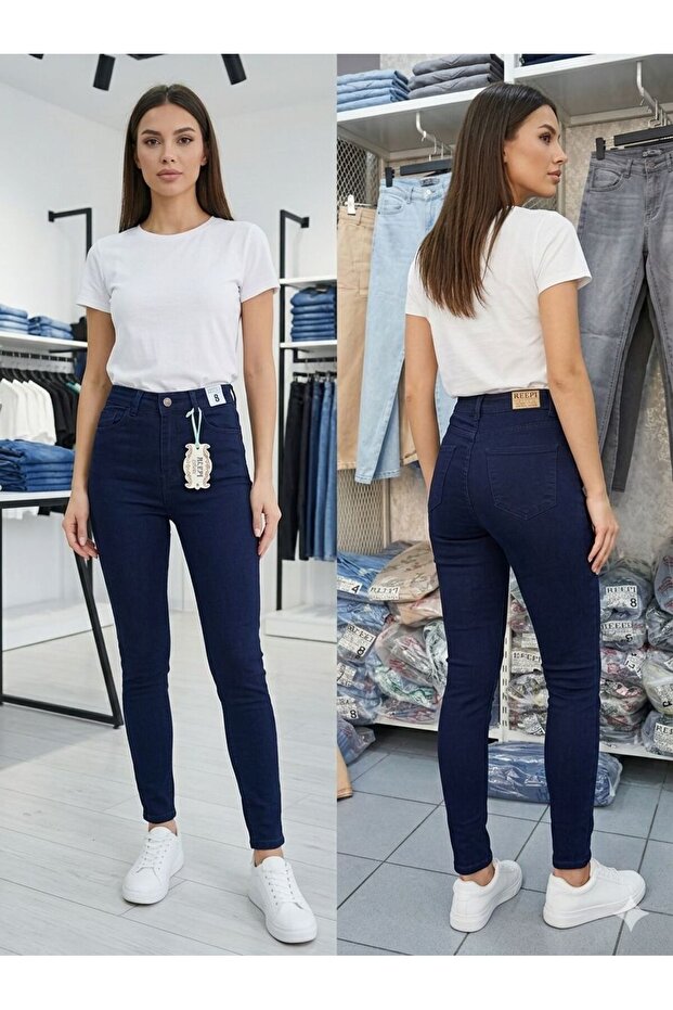 OwenLife Reepi Jeans Kalıp Darpaça Full Esnek Kumaş Kaliteli Pantolonu
